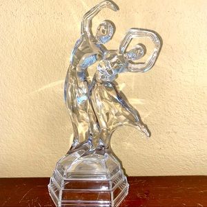 Lead crystal dancing ballet couple